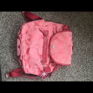 Coach backpack purse